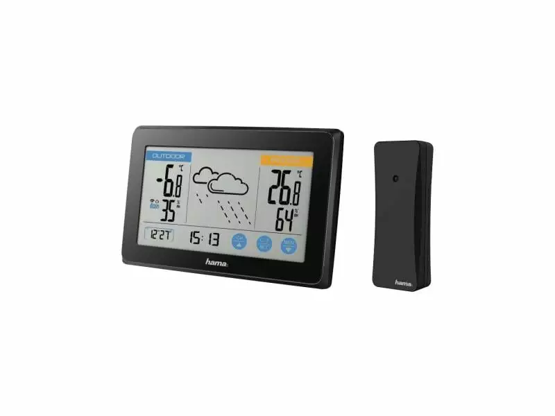 Hama Wetterstation Touch Schwarz 3 Hama Wetterstation Touch Schwarz