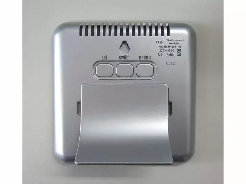 TFA Dostmann Thermo-/Hygrometer STYLE, Lila 6 TFA Dostmann Thermo-/Hygrometer STYLE, Lila – Bild 4