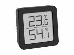 TFA Dostmann Thermo-/Hygrometer Digital, Schwarz