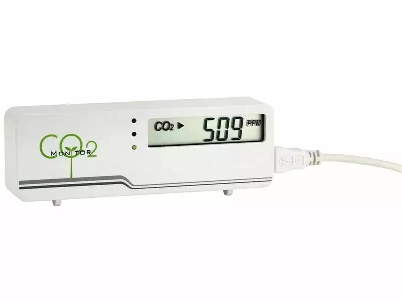 TFA Dostmann Luftgütemonitor Airco2ntrol Mini CO2-Messgerät Weiss 3 TFA Dostmann Luftgütemonitor Airco2ntrol Mini CO2-Messgerät Weiss