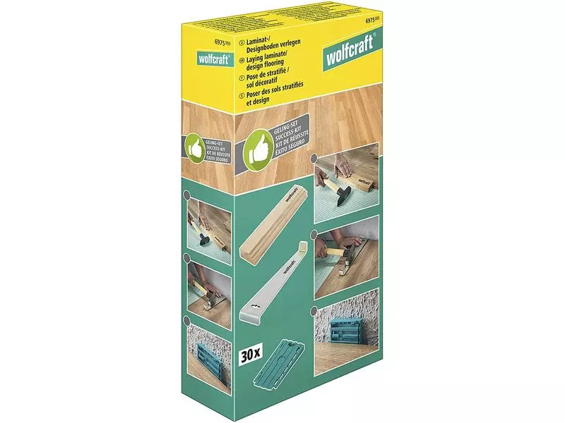Wolfcraft Laminatverlege-Set 3-teilig 6 Wolfcraft Laminatverlege-Set 3-teilig – Bild 4