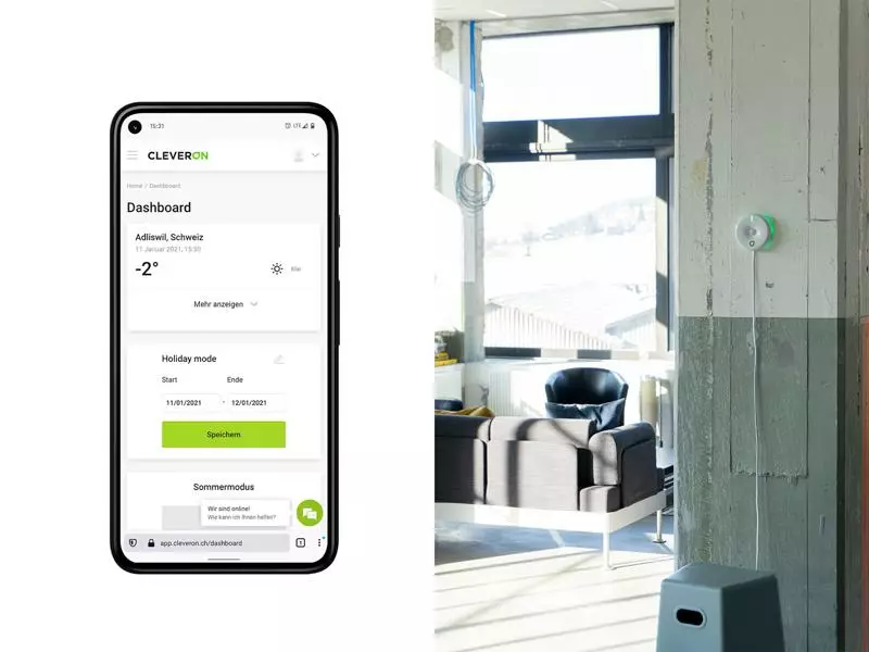 CLEVERON CLEVER Sense CO2-Messgerät mit WLAN und App 14 CLEVERON CLEVER Sense CO2-Messgerät mit WLAN und App – Bild 12