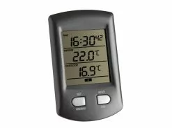 TFA Dostmann Funk-Thermometer RATIO Grau-Metallic