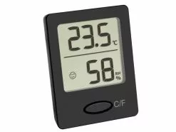 TFA Dostmann Thermo-/Hygrometer Digital Schwarz