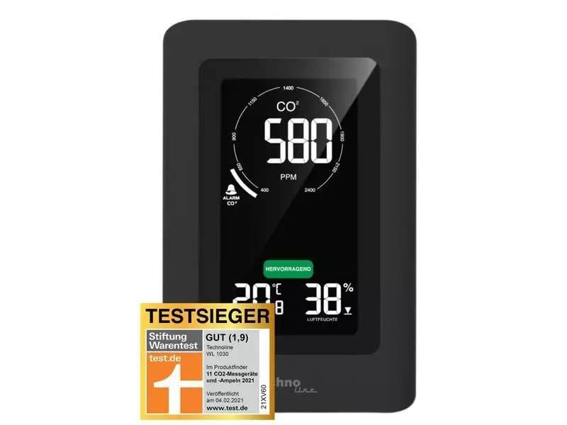 Technoline CO2 Luftgütemonitor WL 1030 4 Technoline CO2 Luftgütemonitor WL 1030 – Bild 2