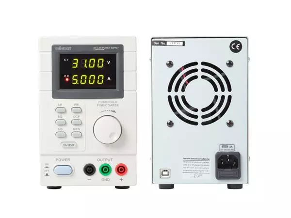 Velleman Labornetzgerät programmierbar 0 - 30 V DC, 5 A 4 Velleman Labornetzgerät programmierbar 0 - 30 V DC, 5 A – Bild 2