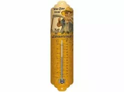 Nostalgic Art Thermometer Wer Bier trinkt 6.5 x 28 cm