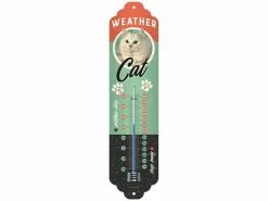 Nostalgic Art Thermometer Cat 6.5 x 28 cm