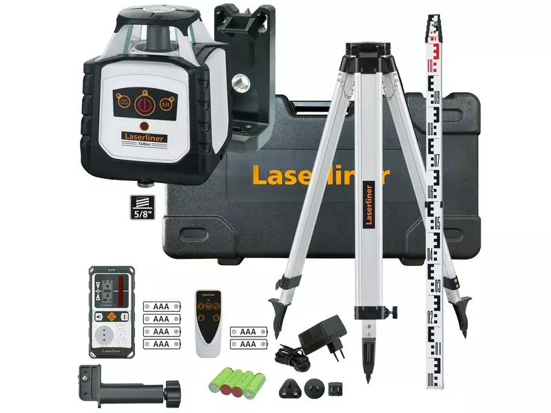 Laserliner Rotationslaser Cubus 210S Set 150 cm 200 m 3 Laserliner Rotationslaser Cubus 210S Set 150 cm 200 m