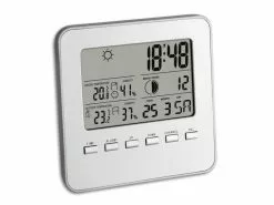 TFA Dostmann Wetterstation Quadro, Silber