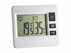 TFA Dostmann Thermo-/Hygrometer Digital, Silber
