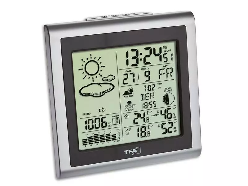 TFA Dostmann Wetterstation Largo, Silber 3 TFA Dostmann Wetterstation Largo, Silber