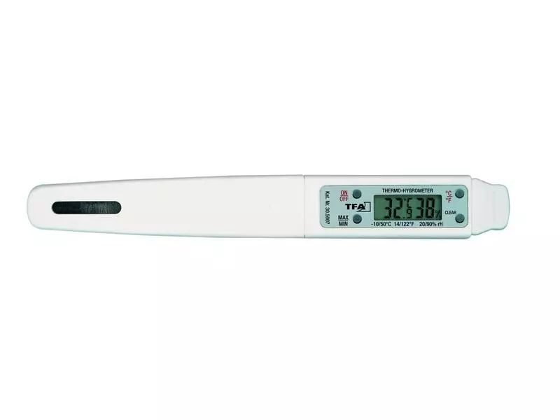 TFA Dostmann Thermo-/Hygrometer Digital, Pocket, Weiss 3 TFA Dostmann Thermo-/Hygrometer Digital, Pocket, Weiss