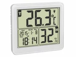 TFA Dostmann Thermo-/Hygrometer Digital, Weiss