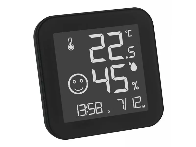 TFA Dostmann Thermo-/Hygrometer Digital, Black & White, Schwarz 5 TFA Dostmann Thermo-/Hygrometer Digital, Black & White, Schwarz – Bild 3