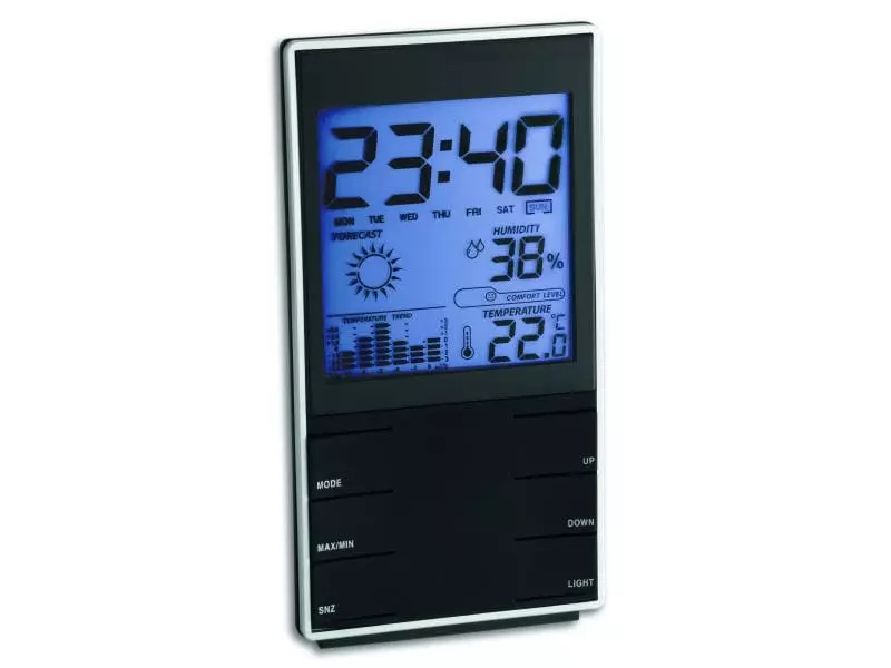 TFA Dostmann Wetterstation Elektronisch, Schwarz 4 TFA Dostmann Wetterstation Elektronisch, Schwarz – Bild 2