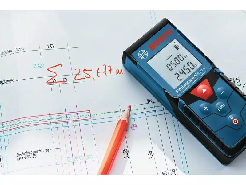 Bosch Professional Laser-Distanzmesser GLM 40 40 m 8 Bosch Professional Laser-Distanzmesser GLM 40 40 m – Bild 7