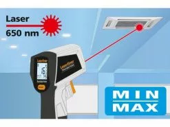 Laserliner Infrarot-Messgerät ThermoSpot Pocket -Prüfwerkzeug Verkäufe 56337815 xxl